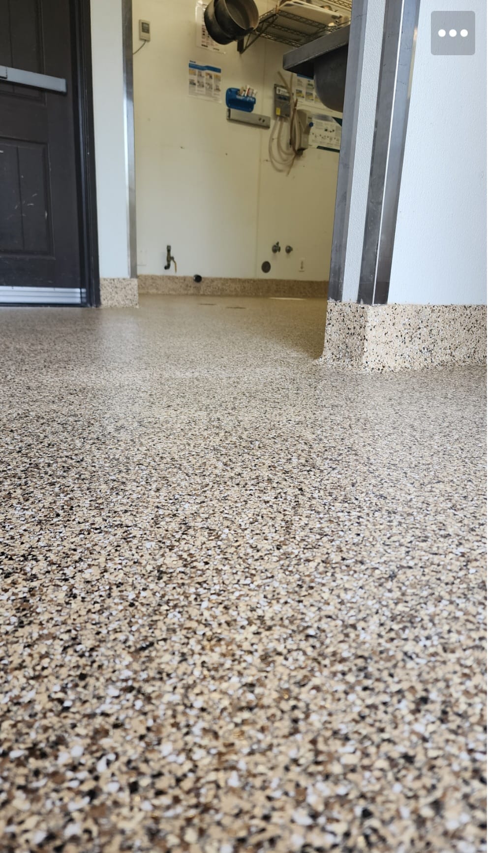 Commercial restaurant kitchen epoxy floor